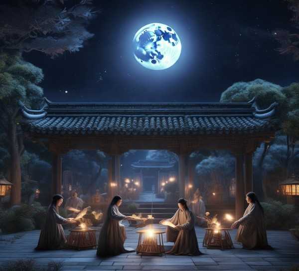 中秋月圆夜，探寻十五月亮的故事与旋律,月满中秋，歌谱传情，揭秘十五的月亮背后的故事与旋律,旋律,第1张