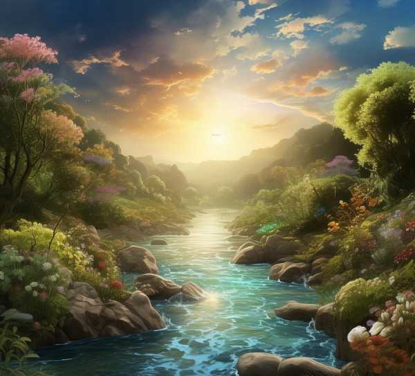 永恒旋律，生命的河与乐的河之歌谱探寻,生命的河，乐的河，探寻那首永恒的歌谱,旋律,情感,音符,第1张
