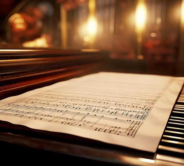 小步舞曲钢琴曲五线谱解析，古典音乐之美探索之旅,探寻古典音乐之美，小步舞曲钢琴曲的五线谱解析,旋律,情感,音符,第1张